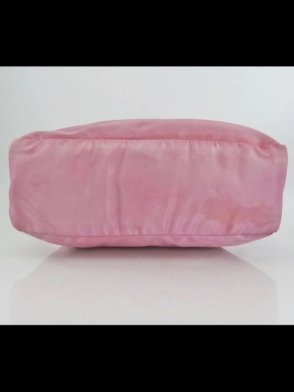Prada Pink Nylon Crossbody with Cream Strap